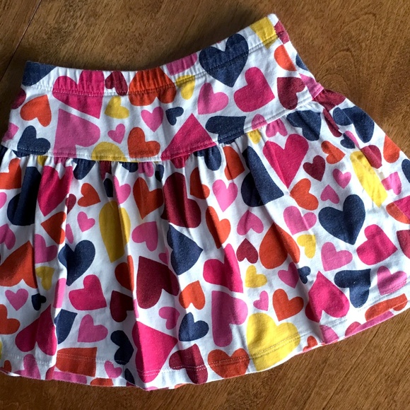 Lands' End Other - Lands' End heart print skirt/skort 4T